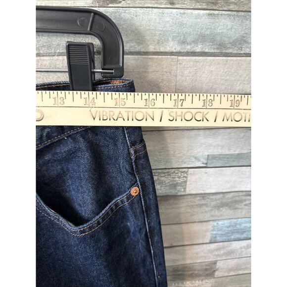 Women’s Guess Denim Jeans Dark Wash Vintage Low Waist Boot Leg Size 31 - Picture 7 of 15